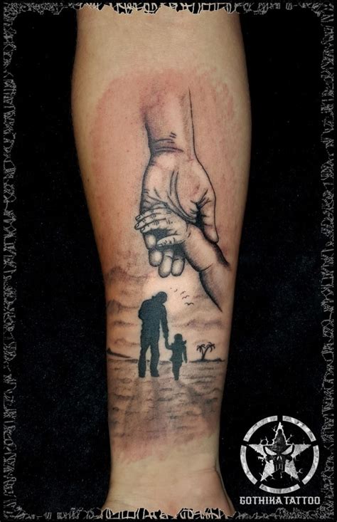 father and daughter tattoo ideas